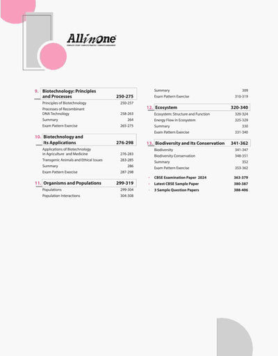 All In One CBSE Biology Class 12th For CBSE Exams 2025 | Based On Latest NCERT