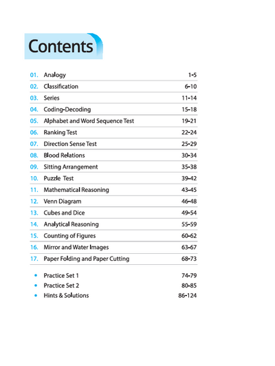 Olympiad ACE Reasoning Class 10 | A Comprehensive Practice Book | ACE Your Olympiad Preparation