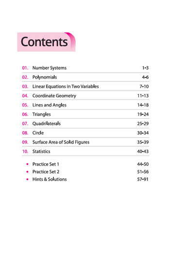Olympiad ACE Maths Class 9 | A Comprehensive Practice Book | ACE Your Olympiad Preparation