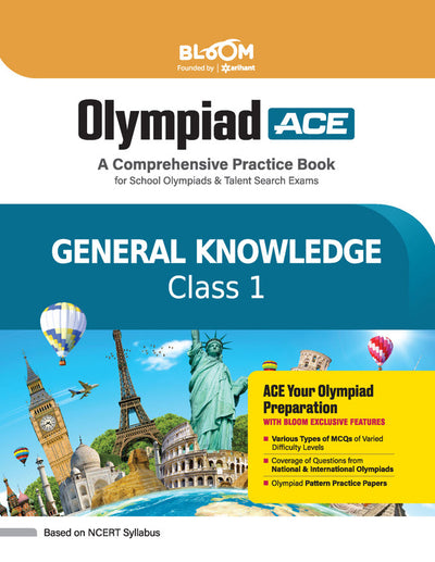 Combo of Olympiad ACE Class 1 | English, Maths, Science,Reasoning, Computer, Hindi & General knowledge