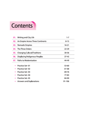 Olympiad ACE History Class 11 | A Comprehensive Practice Book | ACE Your Olympiad Preparation