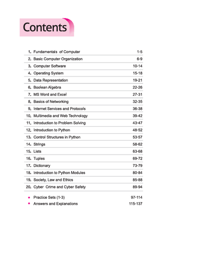 Olympiad ACE Computer Class 11 | A Comprehensive Practice Book | ACE Your Olympiad Preparation
