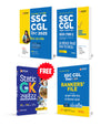 Combo of SSC CGL Exam 2025 | CGL kit + Solved Papers & Practice Sets | With Free Statik Gk Scorer | Hindi Medium