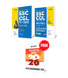 Combo of SSC CGL Exam 2025 | Study Guide + Solved Papers | With Free General Knowledge 2026 | Hindi Medium