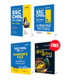 Combo of SSC CHSL 2025 | Study Guide, Solved Papers & Practice Sets | With Free Vedic Mathematics | Hindi Medium