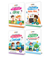 Combo of Workbook Class 3rd | Hindi (Veena), Maths, English  (santoor), Environmental Studies | Based on NCERT Textbook