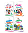 Combo of Workbook Class 5th | Maths-magic, English Marigold, Environmental Studies & Hindi (Rimjhim)