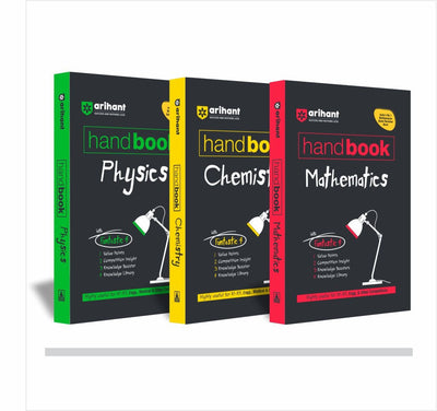 Combos of Handbook Physics+ Handbook Chemistry + Handbook Mathematics