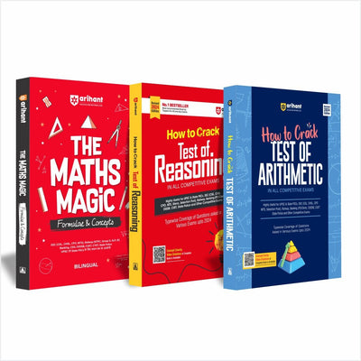 Combo of Math Magic, Test of Reasoning & Arithmetic | English Medium