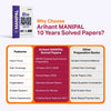 MANIPAL Engineering Entrance Exam 2027 | 10 Years Solved Papers (2026–2016) | 100% Original Questions with Detailed Solutions | 3 Mock Tests for 2027