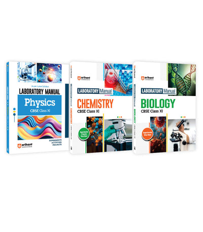 Combo of Laboratory Manual CBSE Physics, Chemistry & Biology Class 11th