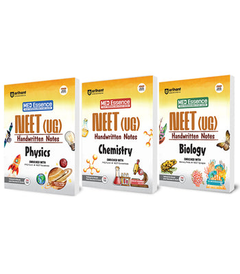 Combo of MED Essence NEET (UG) Handwritten Notes | Physics, Chemistry & Biology