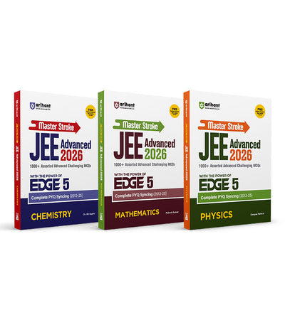 Combo of master stroke JEE Advanced 2026 | Physics, Chemsitry & Mathematics | English Medium