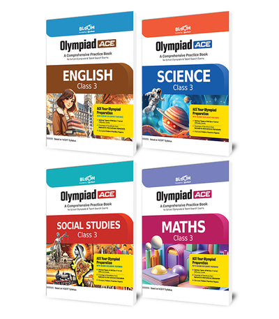 Combo of Olympiad ACE Class 3 | English, Maths, Science & Social Studies