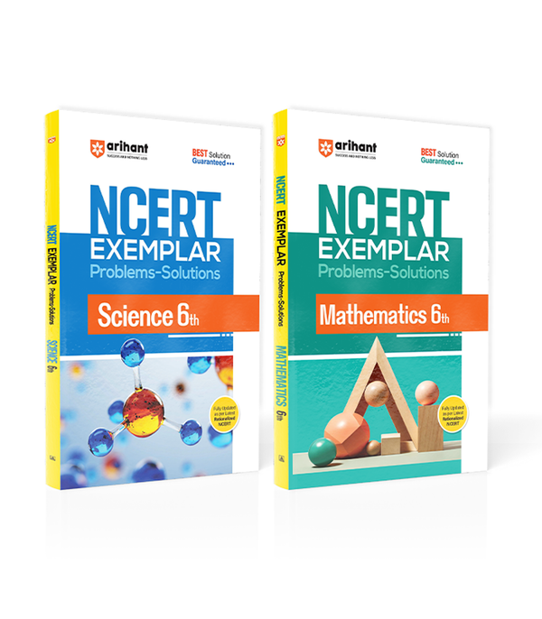 Combo of NCERT Exemplar Science & Mathematics Class 6 | Problems & Solutions | Fully Updated as per Latest Rationalised NCERT | English Medium
