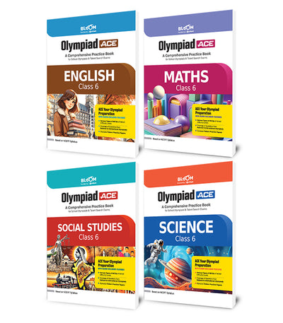 Combo of Olympiad ACE Class 6 | English, Maths, Science & Social Studies